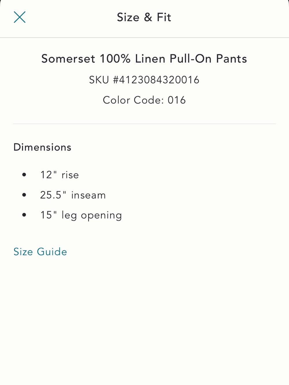 Anthropologie Somerset Pants Cream - Picture 5 of 7